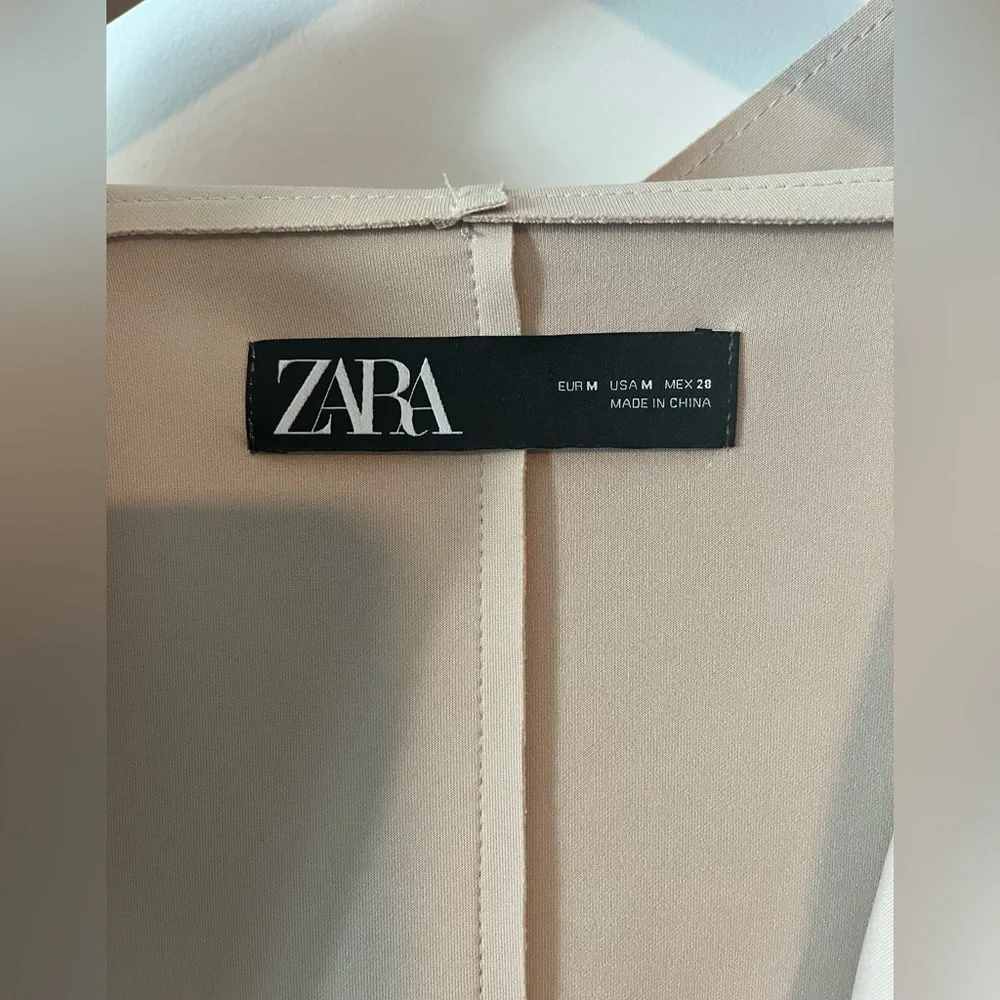Zara Faux Suede Hooded and Belted Jacket